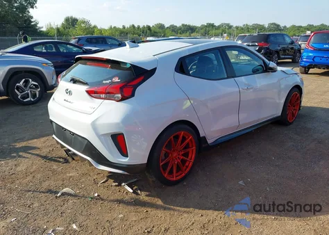 2019 Hyundai Veloster Turbo/Turbo R-Spec/Turbo Ultimate из США, поврежденный, VIN KMHTH6AB5KU012743